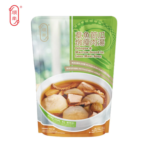 章魚節瓜燉瘦肉湯（500克） | 順南中式湯水 | 無味精防腐劑